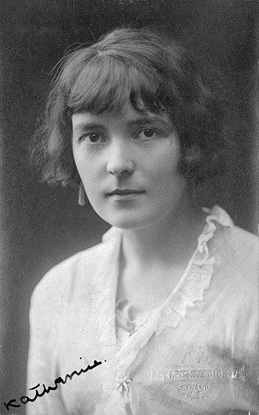 A photograph of Katherine Mansfield